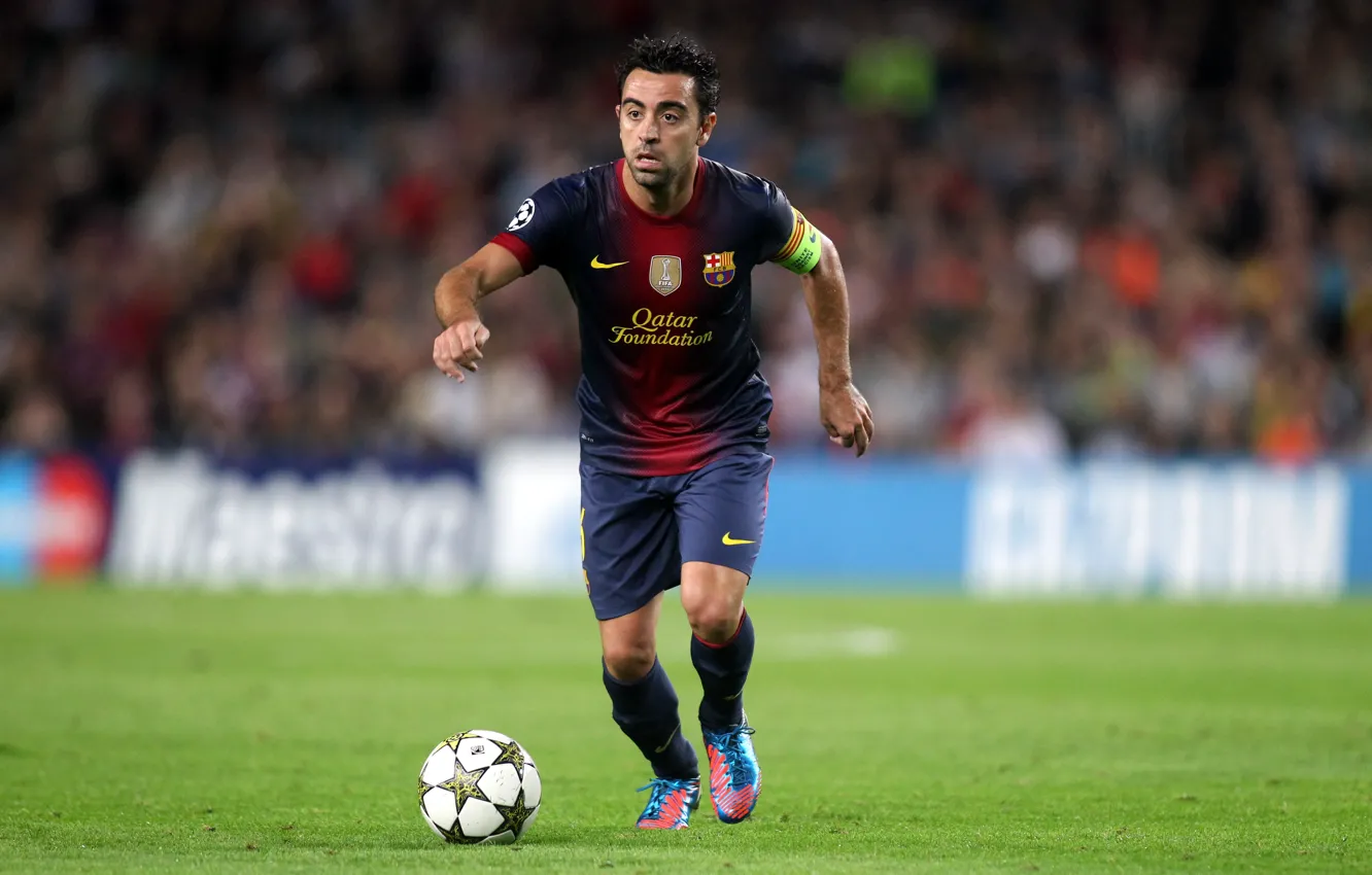 Photo wallpaper football, sport, Spain, player, football, Barcelona, Javi, UEFA Champions League