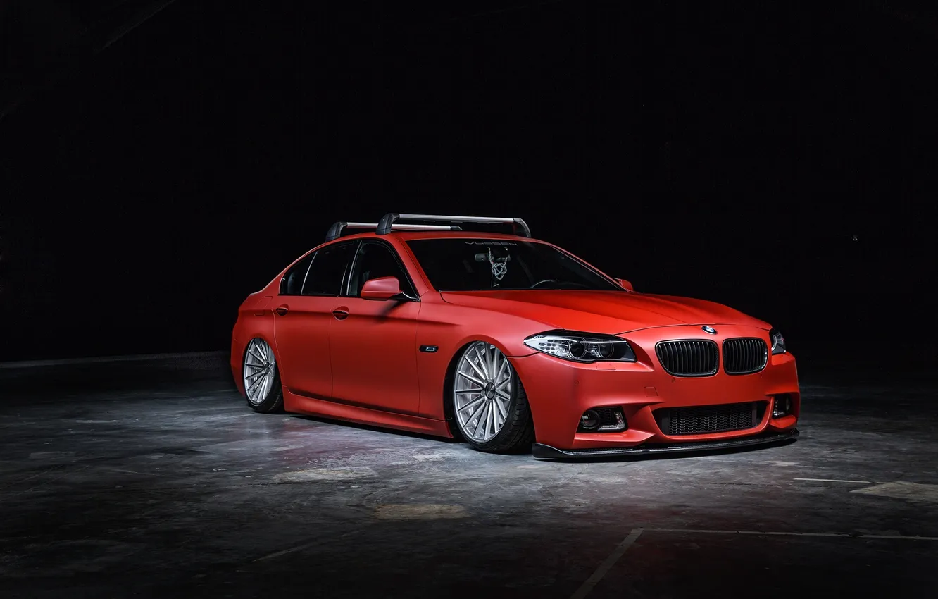 Photo wallpaper red, tuning, BMW, rink, drives, tuning, Boomer, F10