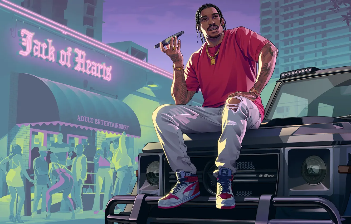 Photo wallpaper gta, Grand Theft Auto, GTA, GTA 6, GTA VI, GTA 6, Drequan Priest