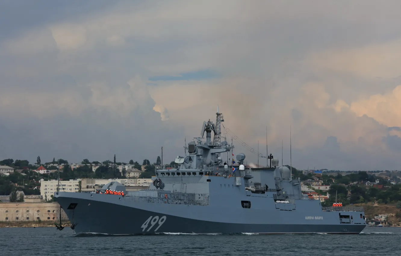 Photo wallpaper frigate, the project 11356, Admiral Makarov
