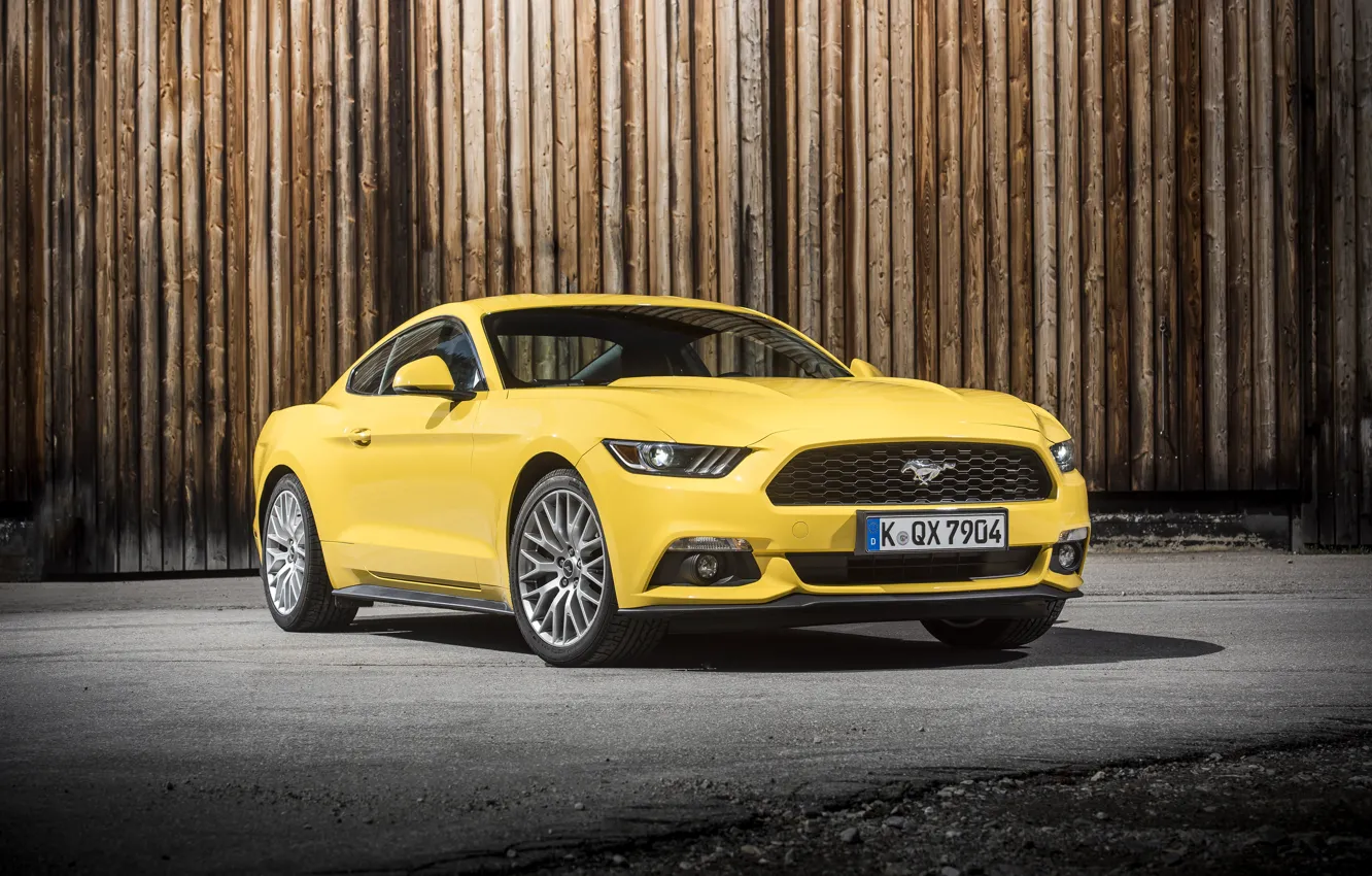 Photo wallpaper coupe, Mustang, Ford, Mustang, Ford, 2015, EU-spec