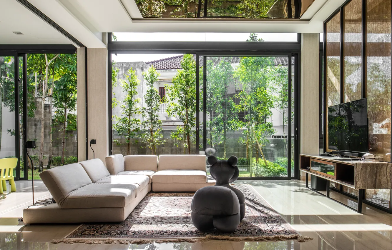 Photo wallpaper design, style, interior, Malaysia, living room, Kuala Lumpur, Malaysia, Kuala Lumpur