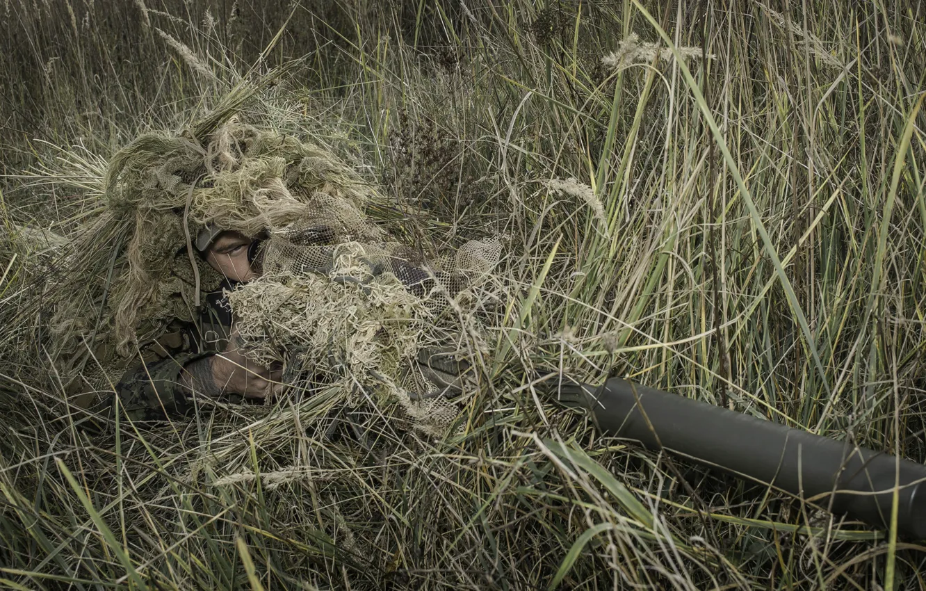 Photo wallpaper soldiers, sniper, Canadian Armed Forces