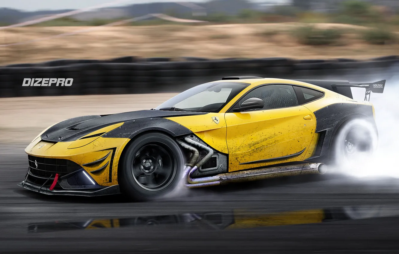 Photo wallpaper machine, auto, Ferrari, sports car, Berlinetta, F12, F12 berlinetta, The Ferrari F12 Berlinetta