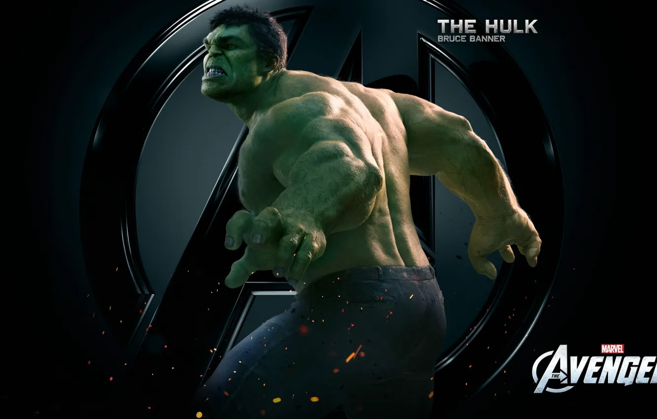 Photo wallpaper Hulk, The Avengers, The Hulk, Bruce Banner