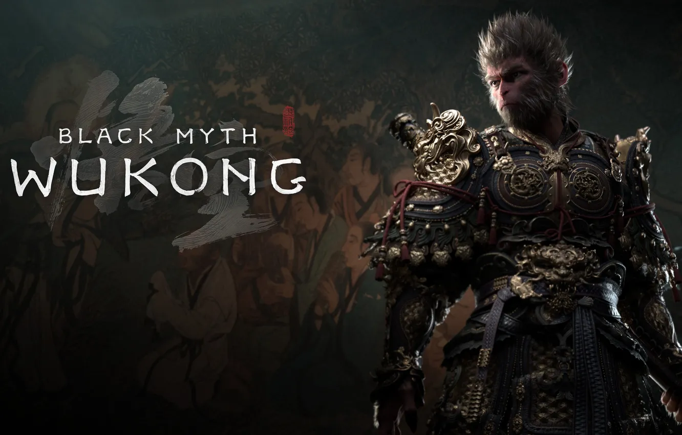 Photo wallpaper games, Game Art, Key Art, 2024 Games, Black Myth: Wukong