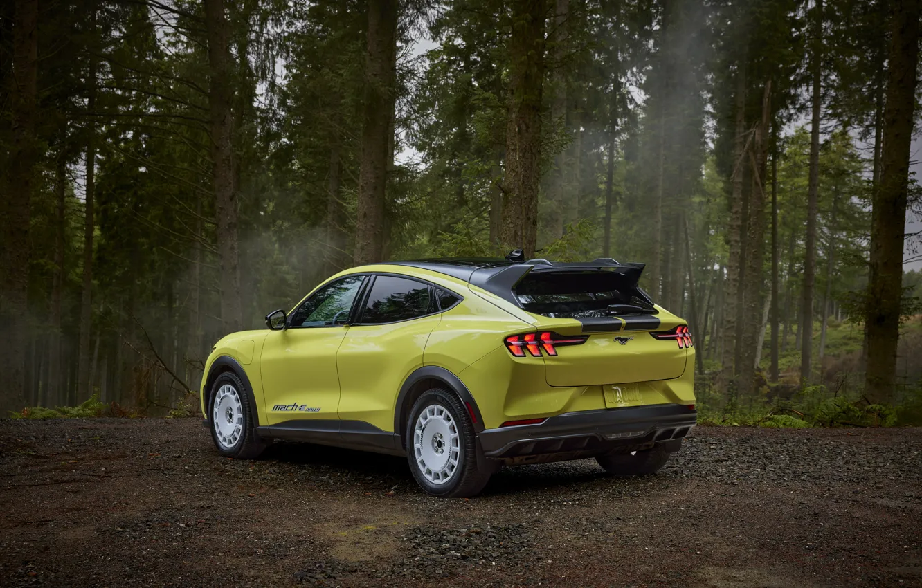 Photo wallpaper Mustang, Ford, Mach-E, Ford Mustang Mach-E Rally