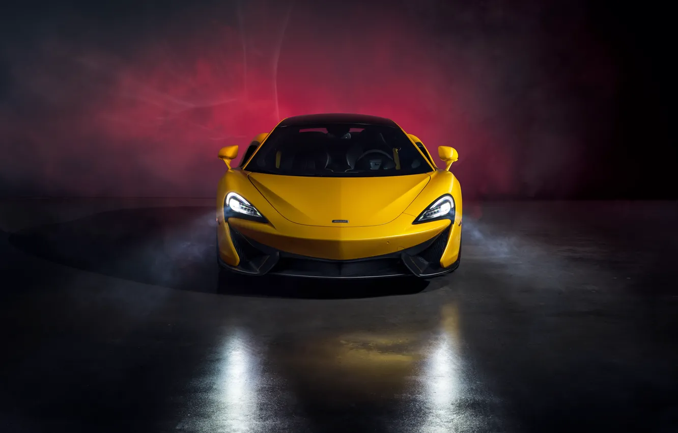 Photo wallpaper McLaren, supercar, front view, MSO, 570S, by Jimmy Zhang