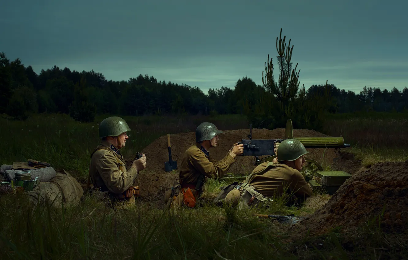 Photo wallpaper war, victory day, fighter, May 9, machine gun, The great Patriotic war, Berlin, The Soviet …