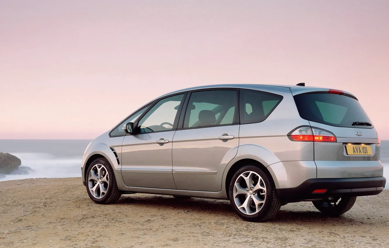 Photo wallpaper sand, sunset, the ocean, shore, coast