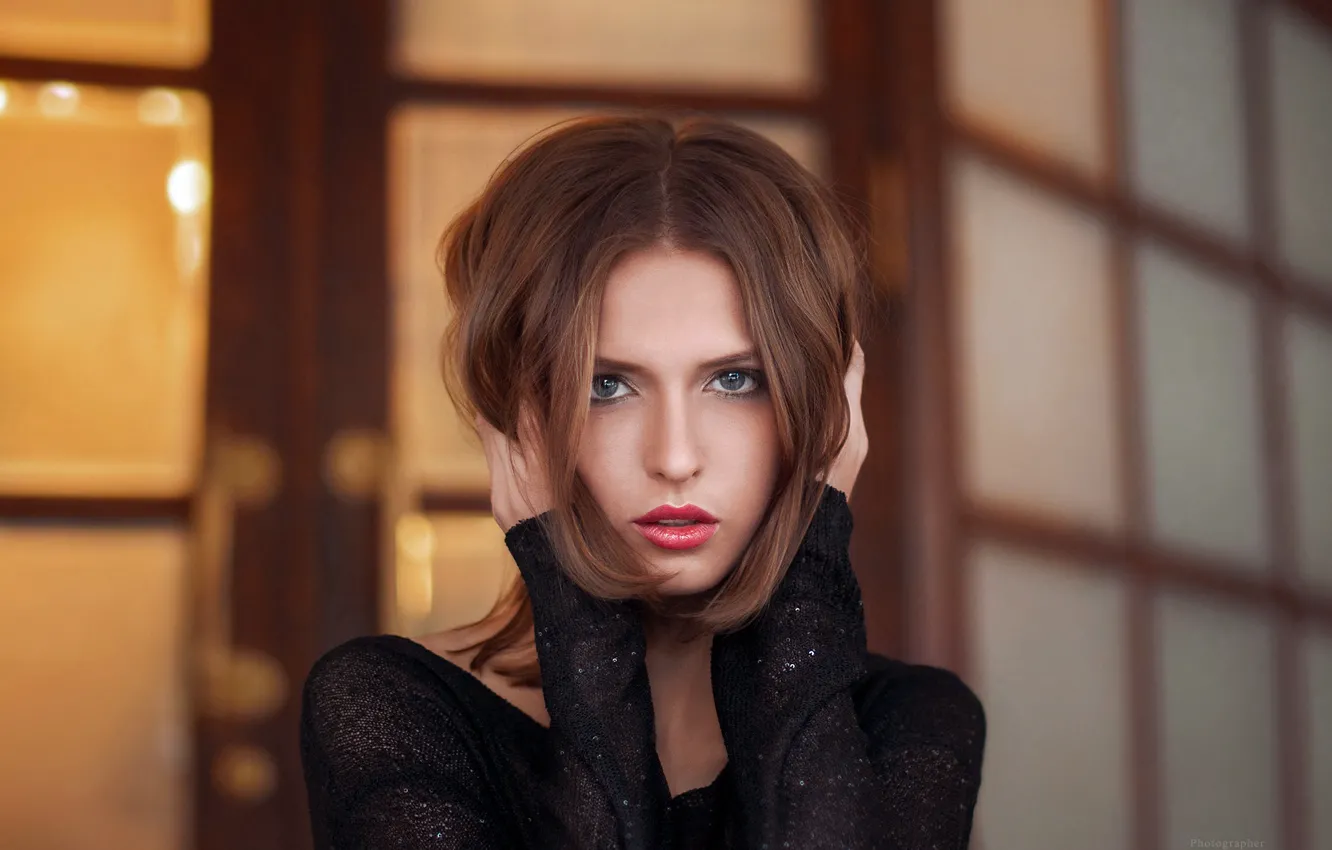 Photo wallpaper portrait, makeup, Kerry Moore