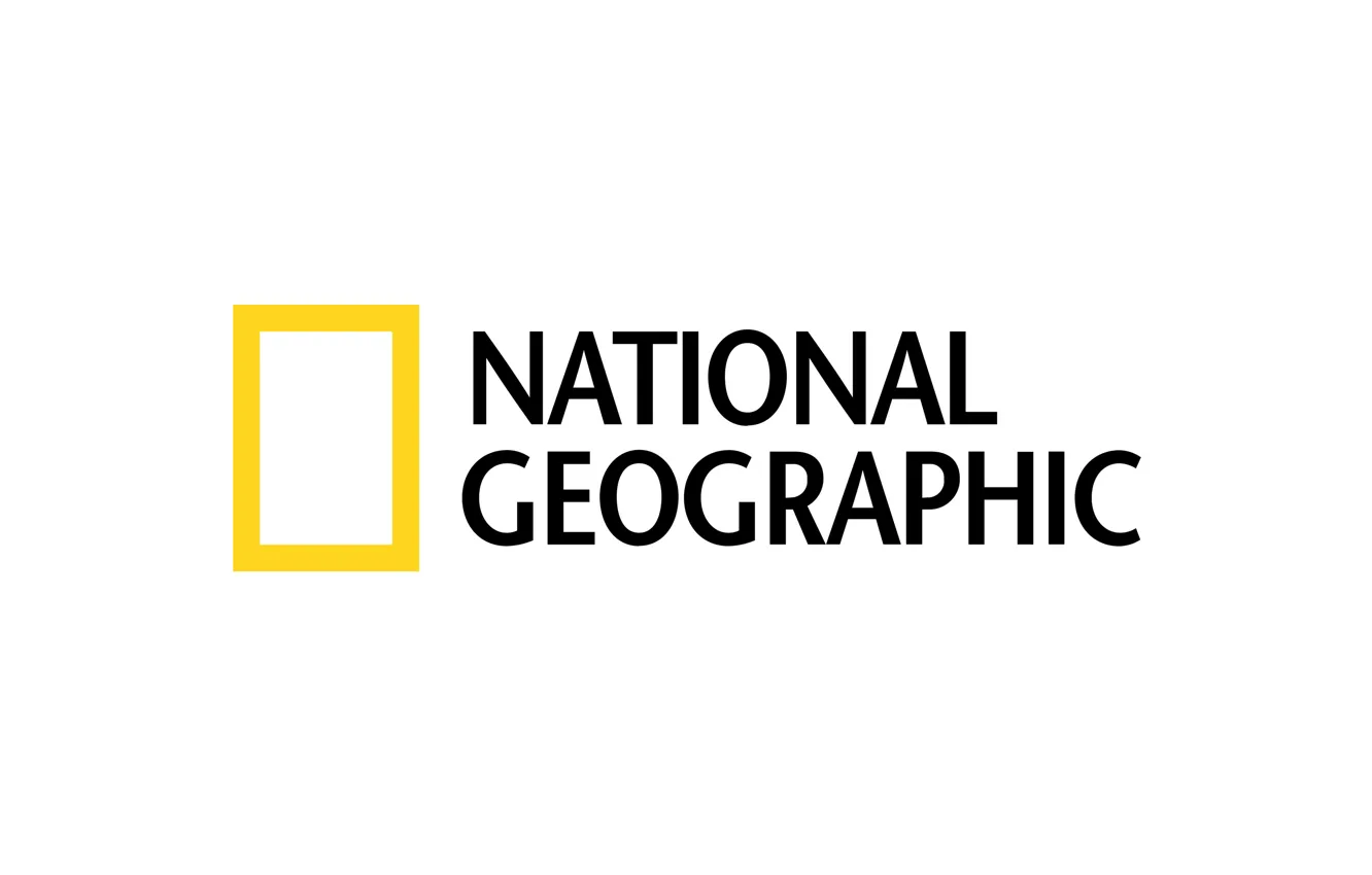 Photo wallpaper logo, national geographic, nat geo