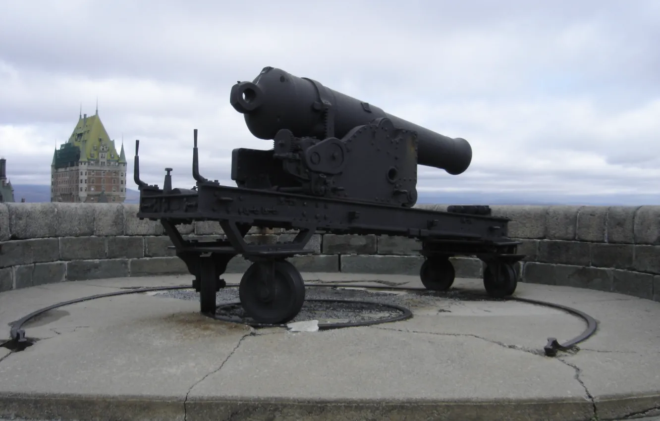 Photo wallpaper gun, cannon, Quebec Citadel