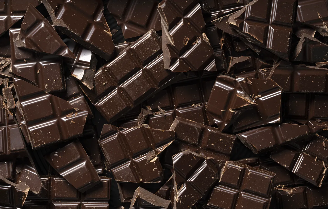 Photo wallpaper tile, chocolate, part, the rift, dessert, slices, slices, sweet