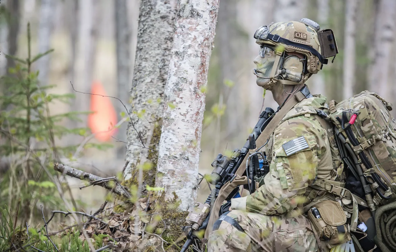 Photo wallpaper weapons, soldiers, Alaska Air National Guard