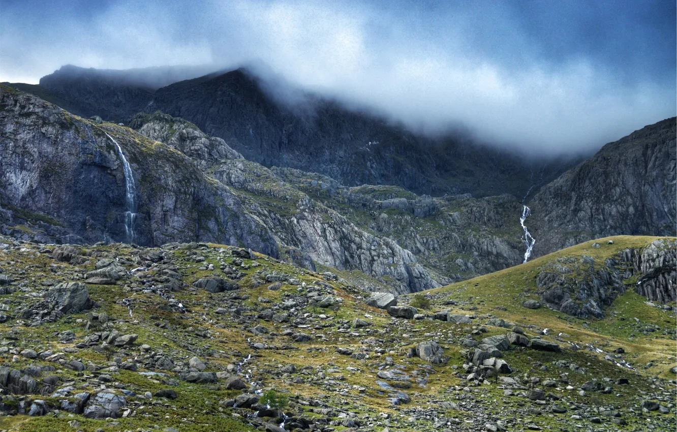 Photo wallpaper mountains, stones, rocks, plateau, mountains