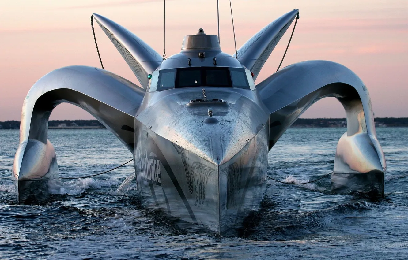 Photo wallpaper Stealth, yacht, HighTech, EARTHRACE