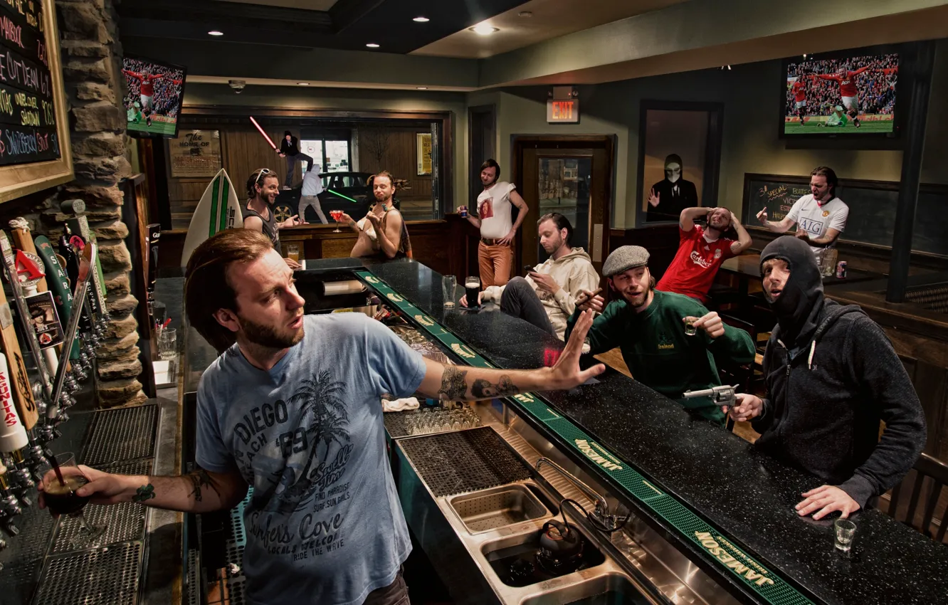 Photo wallpaper character, people, bar, image, guy, the role