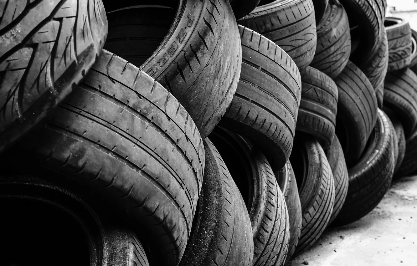 Photo wallpaper car, black, color, tires, black, wheel, together, tires