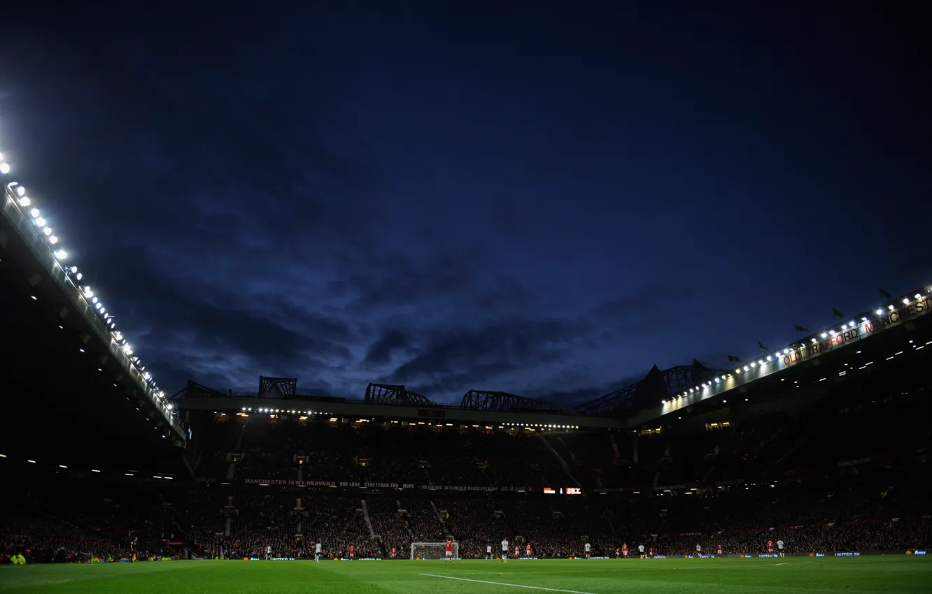 Photo wallpaper football, stadium, stadium, Manchester United, Old Trafford, Manchester United Football Club, Dream Theater, Theatre of …