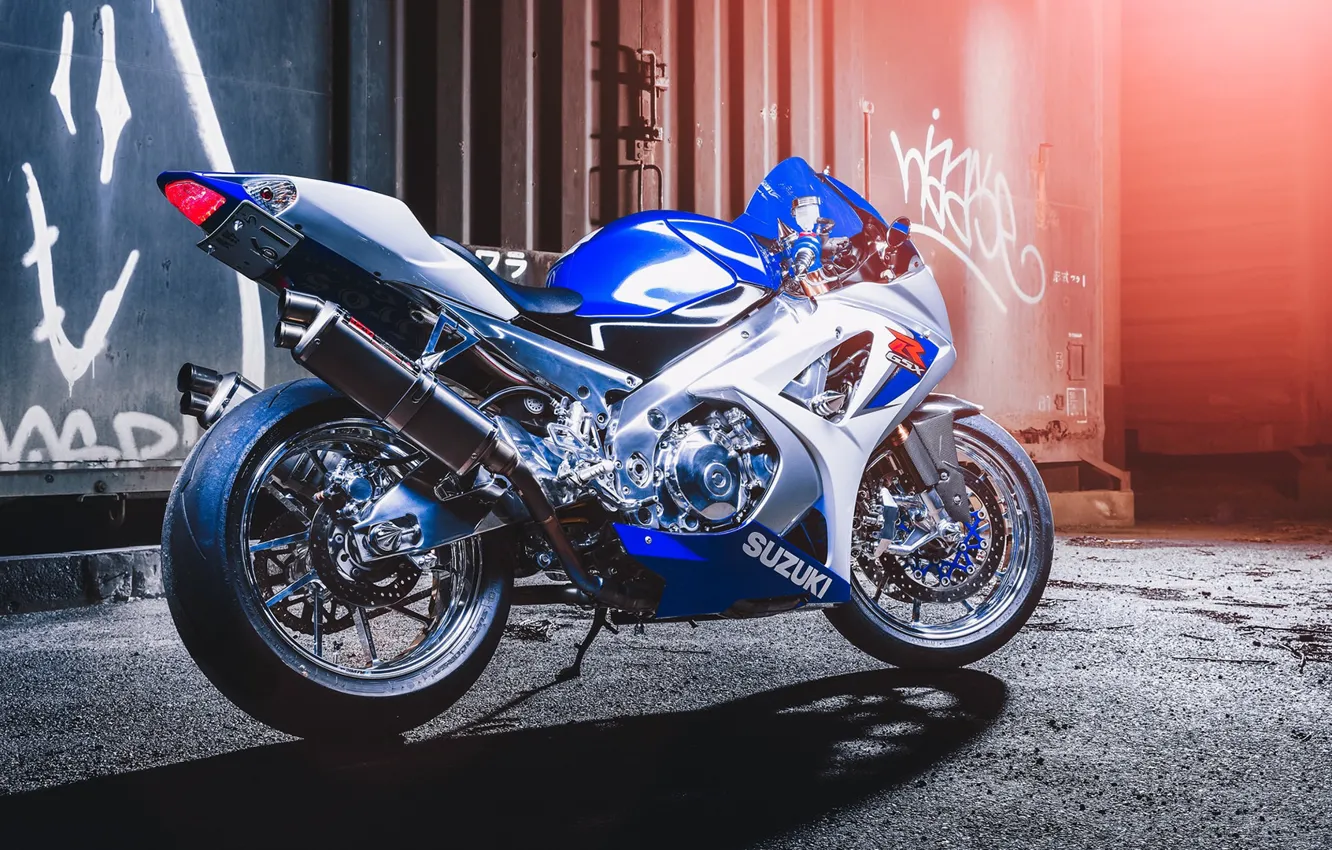 Photo wallpaper motorcycle, bike, Suzuki GSX-R