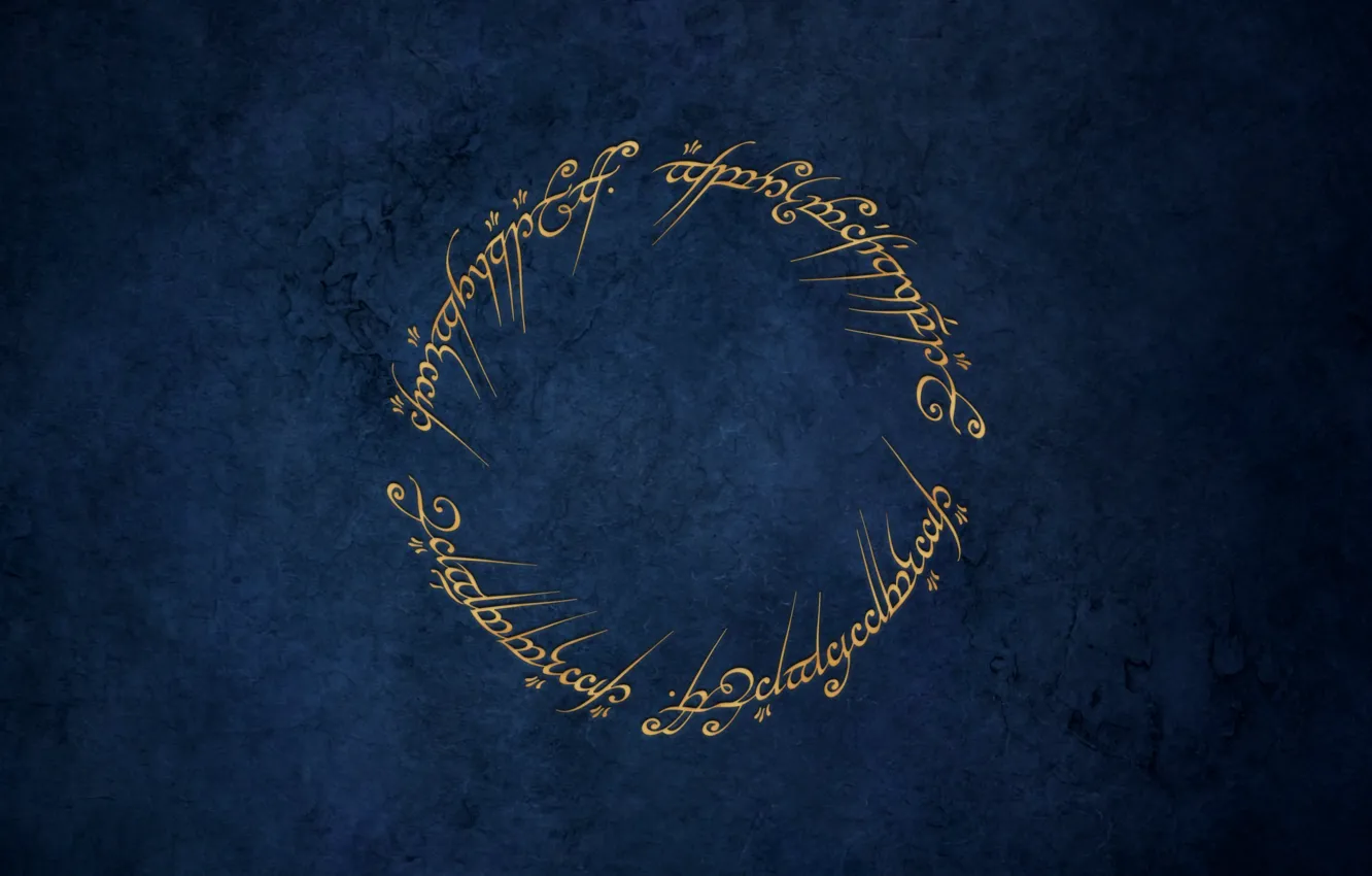 Photo wallpaper the Lord of the rings, spell, the one ring