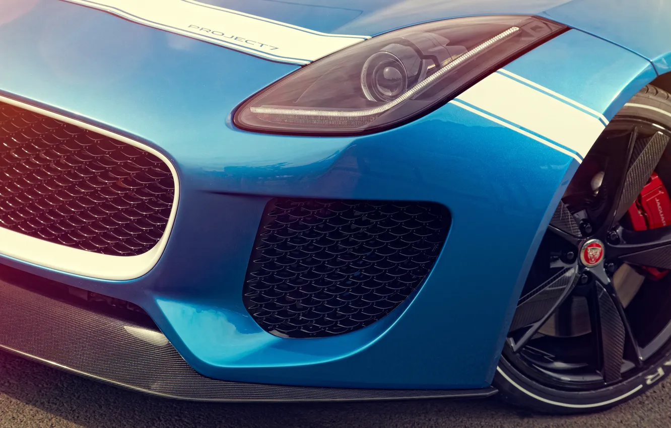 Photo wallpaper Concept, macro, lights, Jaguar, Jaguar, before, Project 7