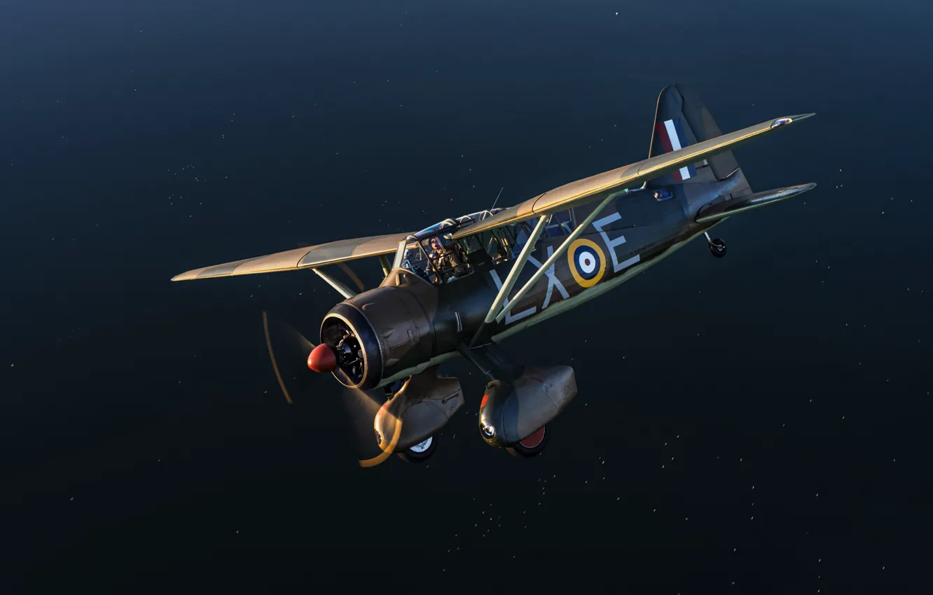 Photo wallpaper The plane, RAF, The Second World War, Cockpit, Westland Lysander, The plane of interaction with …