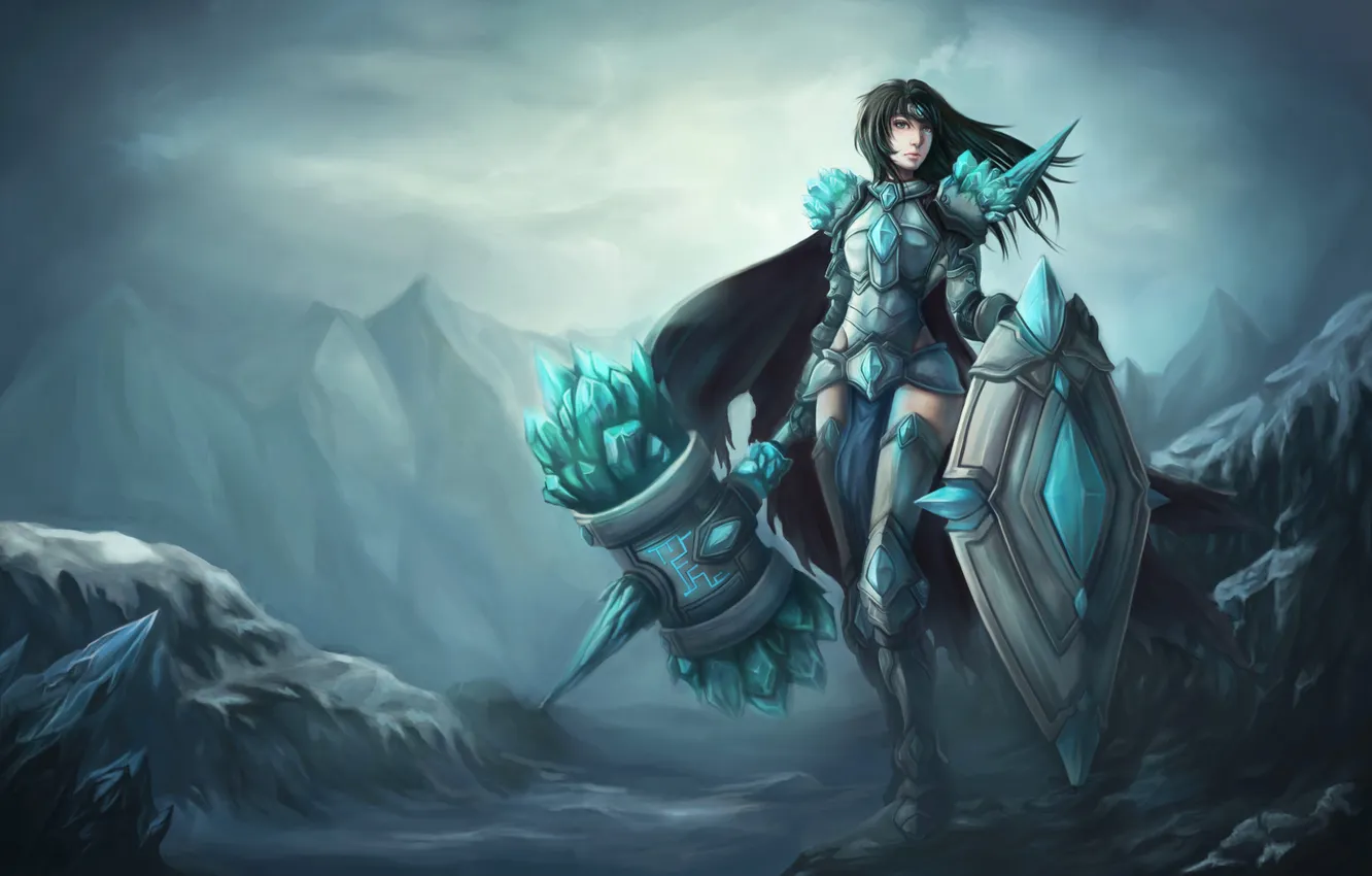 Photo wallpaper League of Legends, taric, female, LoL, Support, gay lord, Tariq