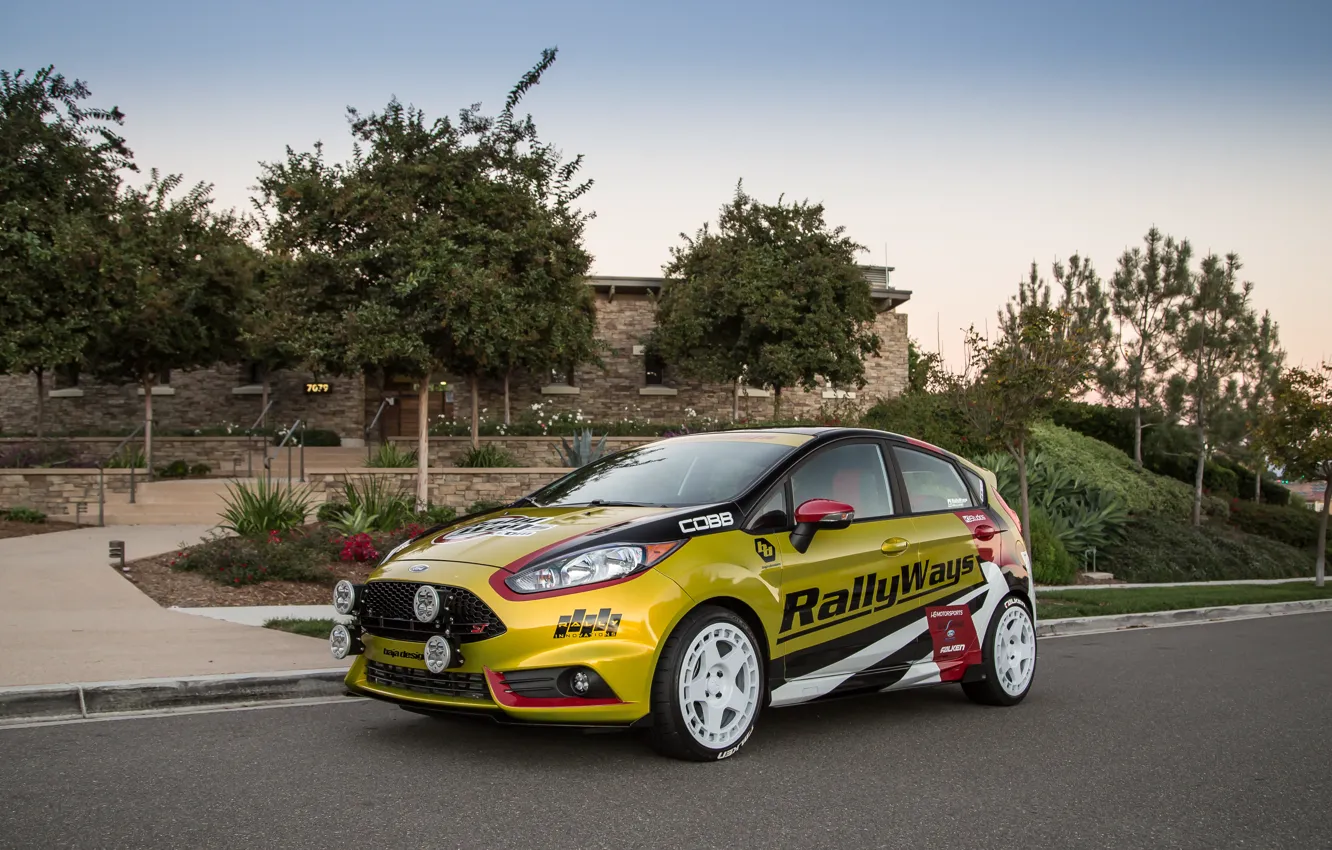 Photo wallpaper Ford, Street, Fiesta, Sport, Road, RallyWays