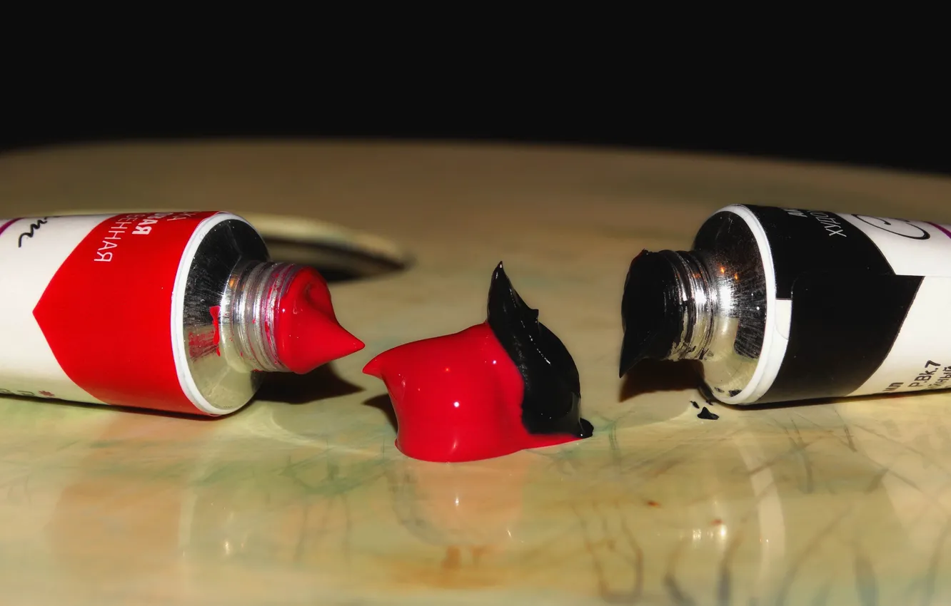 Photo wallpaper landscape, paint, oil, watercolor, artist, gouache