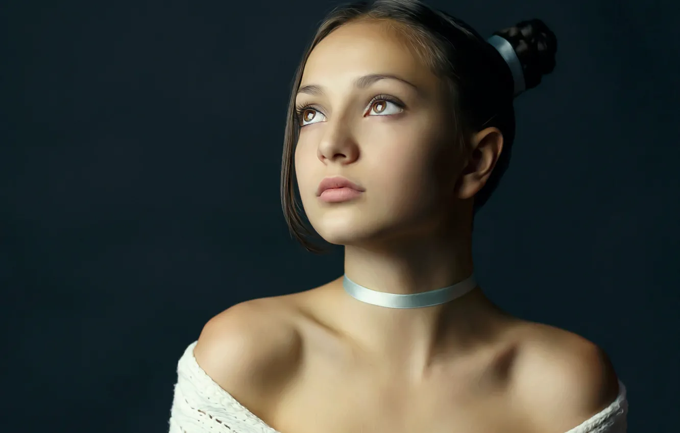 Photo wallpaper portrait, treatment, Kris