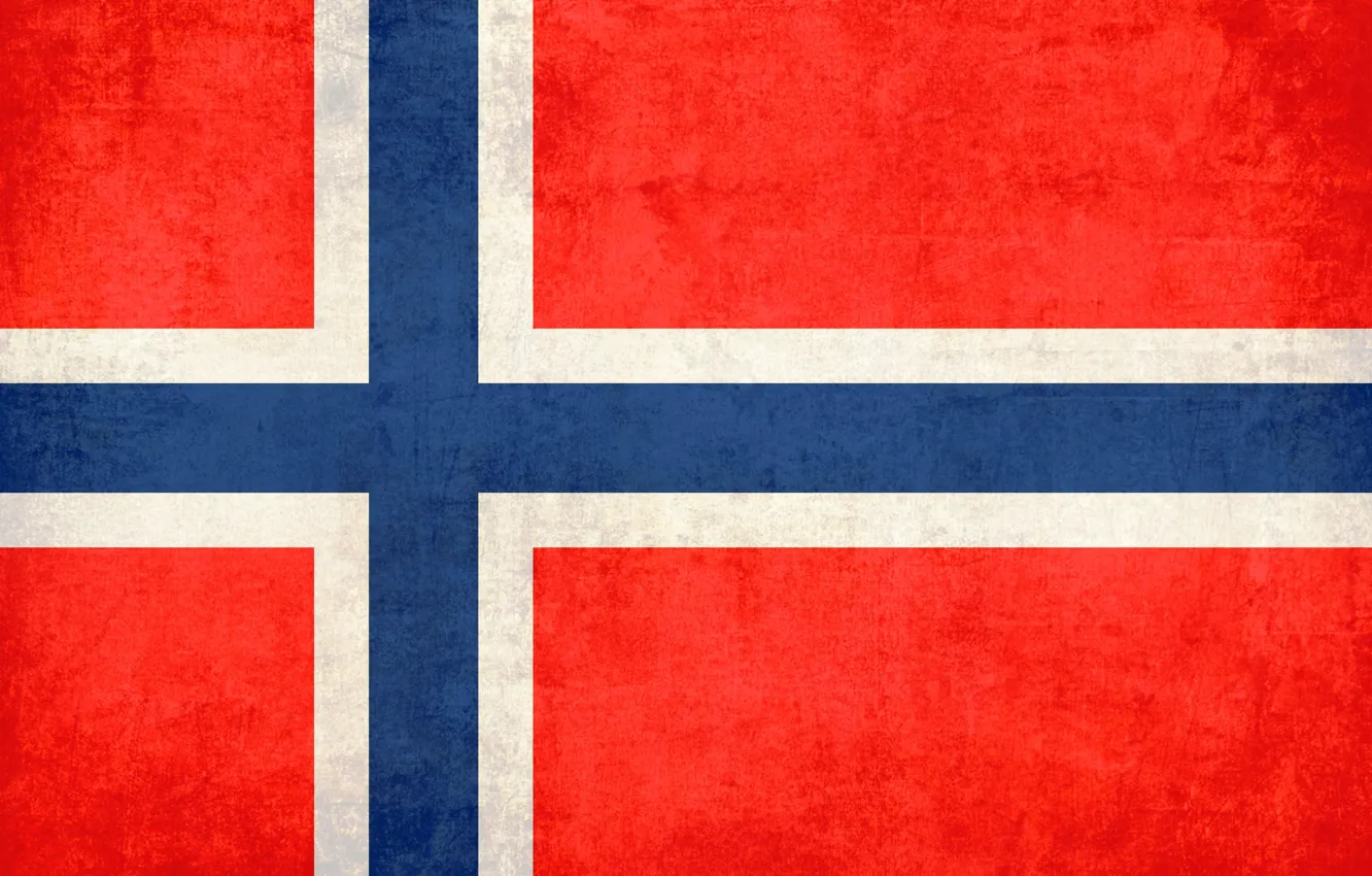 Photo wallpaper cross, flag, Norway, cross, Norway, fon, flag, Norway