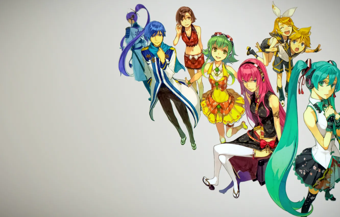 Photo wallpaper background, Vocaloid, Vocaloid, characters