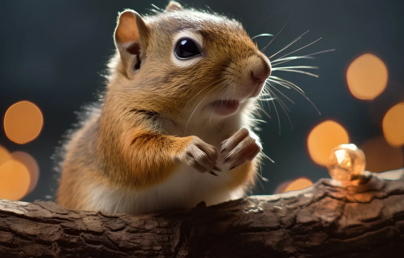 Photo wallpaper glare, protein, log, face, bokeh, AI art, The Art of Artificial Intelligence, neural network