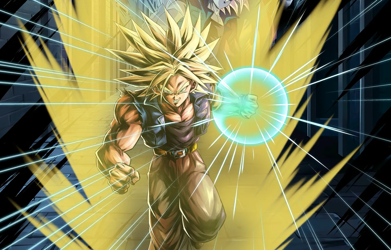 Photo wallpaper trunk, Dragon Ball, Super Saiyajin, trunks