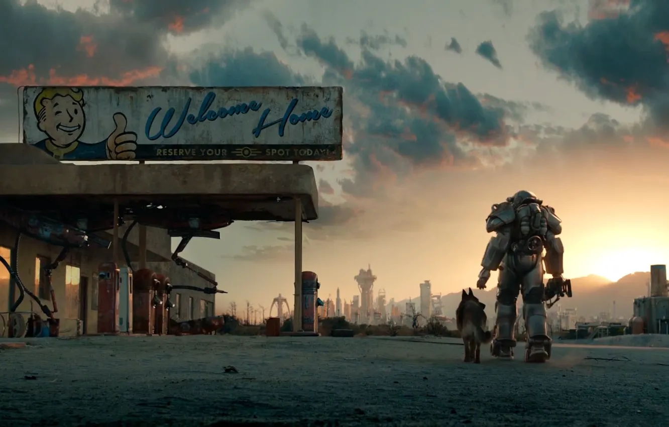 Photo wallpaper dog, the atmosphere, armor, equipment, Bethesda Softworks, power armor, Bethesda Game Studios, Fallout 4
