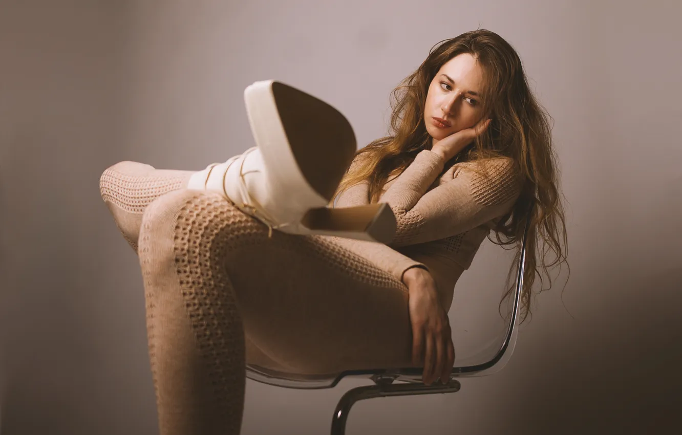 Photo wallpaper girl, pose, Helena