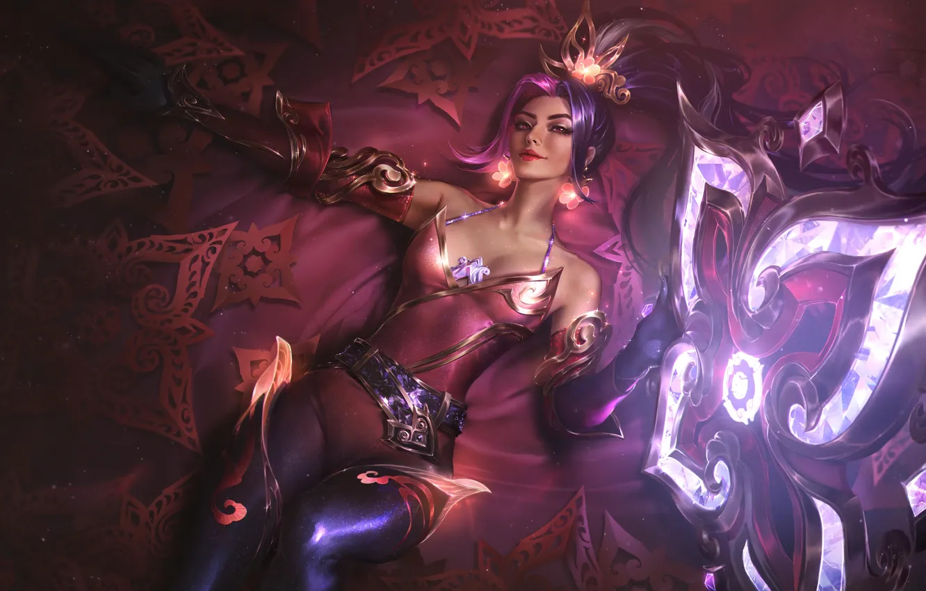 Photo wallpaper Art, League of Legends, Skin, LoL, Sivir, Mythmaker, Prestige Skin