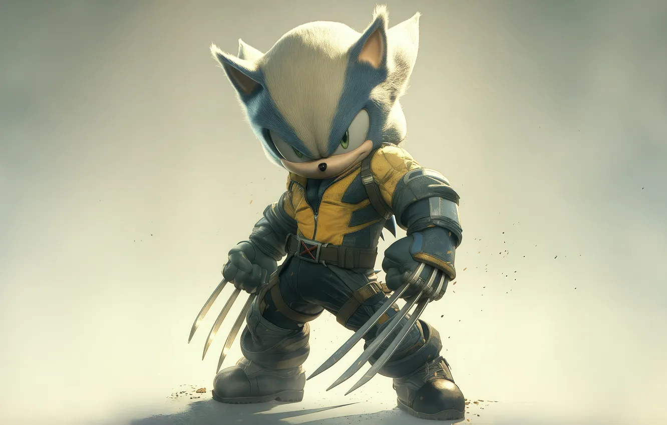 Photo wallpaper Wolverine, Sonic