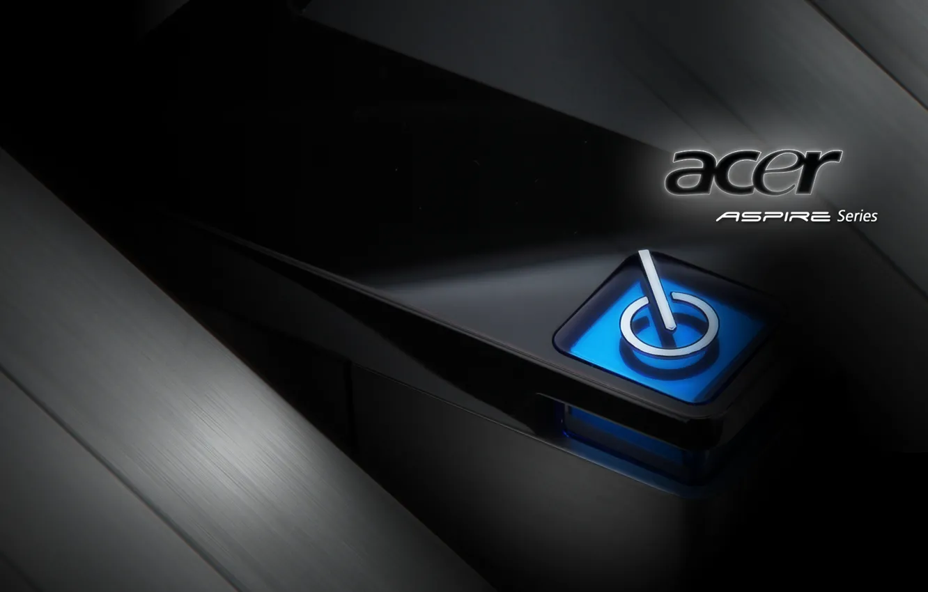 Photo wallpaper button, laptop, acer, Acer, aspire series