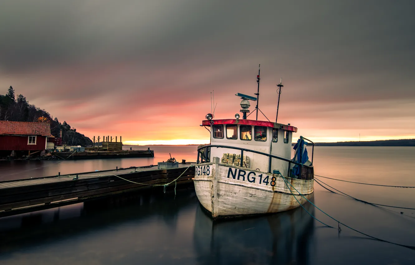 Photo wallpaper Sweden, Östergötland, Kvarsebo