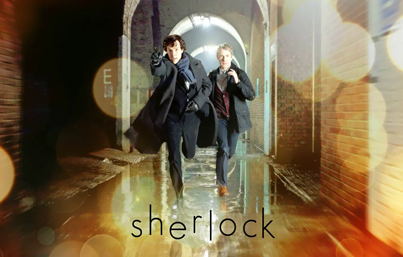 Photo wallpaper Sherlock Holmes, Martin Freeman, Benedict Cumberbatch, Sherlock, Sherlock BBC, Sherlock Holmes, John Watson, Sherlock (TV …