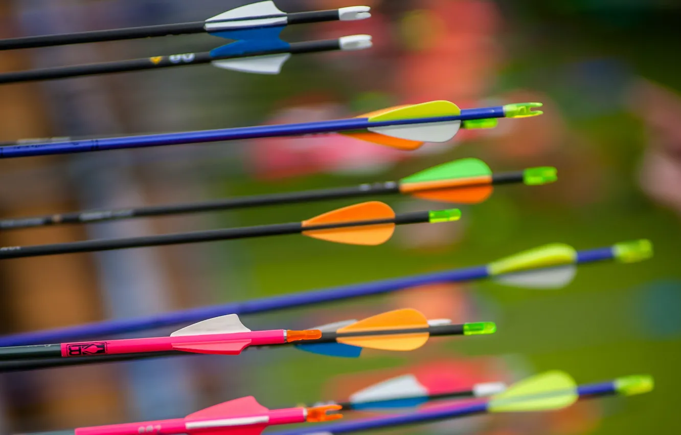Photo wallpaper background, sport, arrows