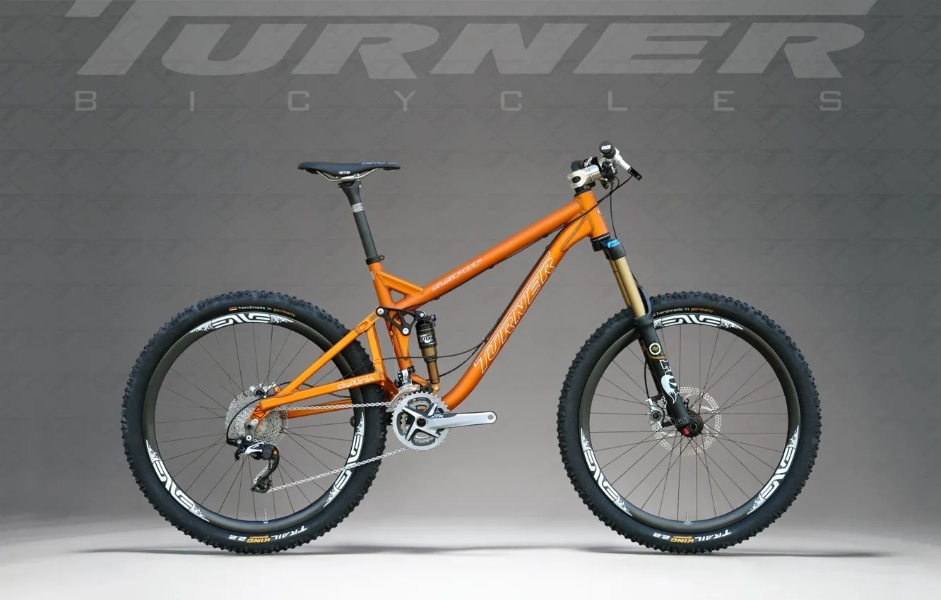 Photo wallpaper orange, design, bike, bicycle