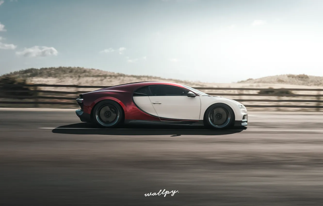 Photo wallpaper Bugatti, Microsoft, 2018, Chiron, game art, Forza Horizon 4, by Wallpy