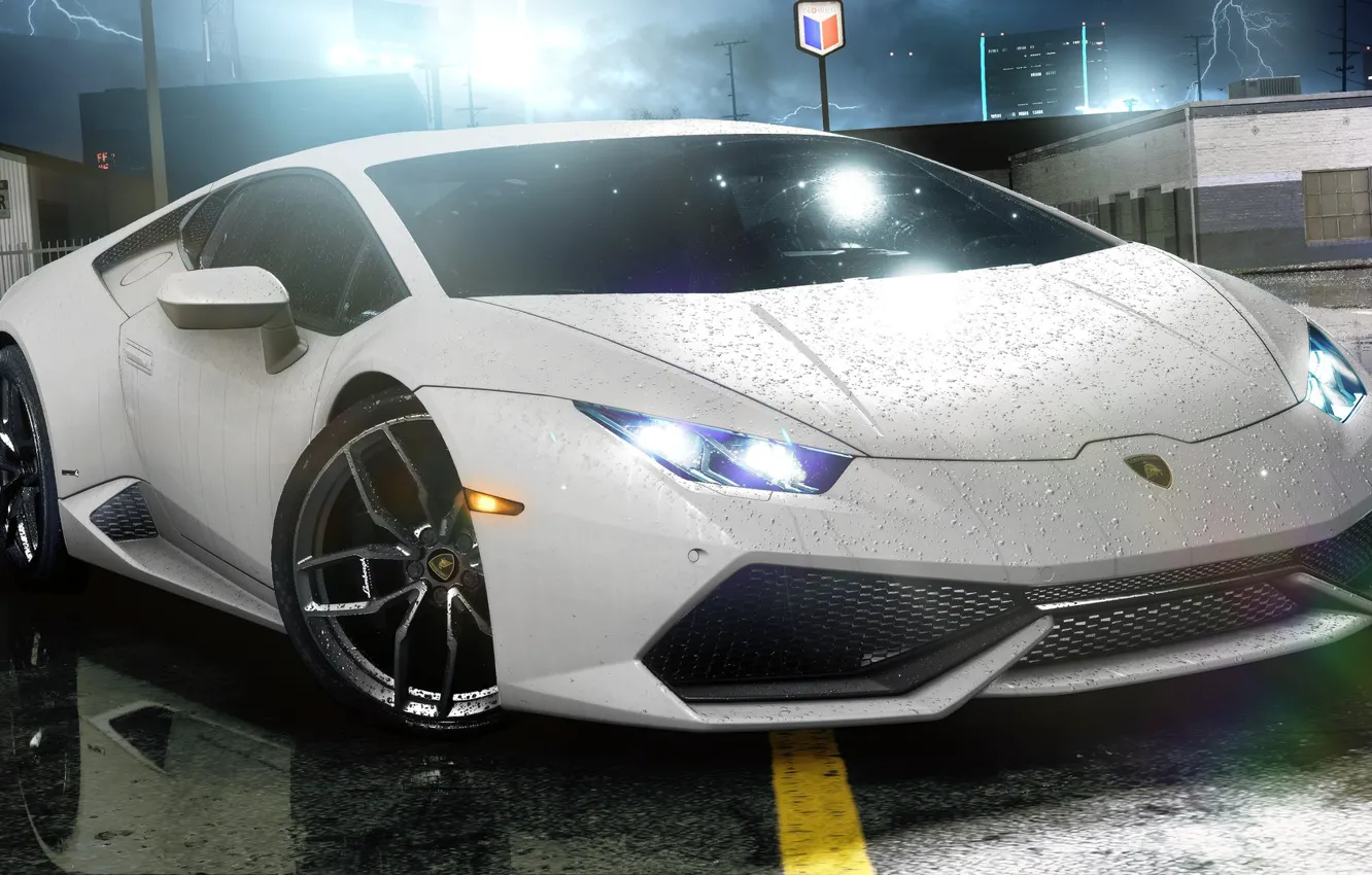 Photo wallpaper night, Lamborghini, nfs, NFSPhotosets, Need For Speed 2015, WCP