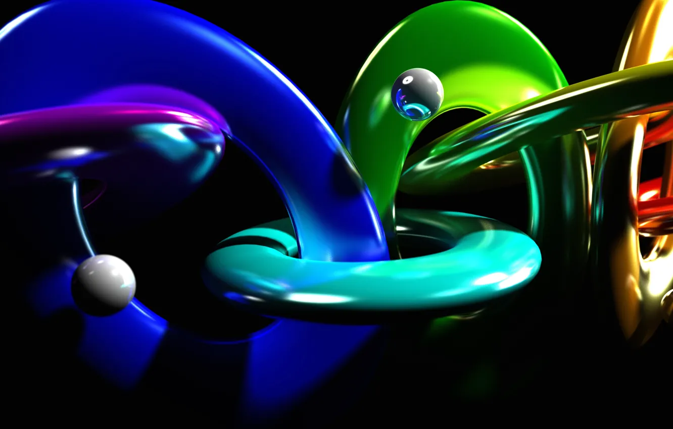 Photo wallpaper rendering, paint, the volume