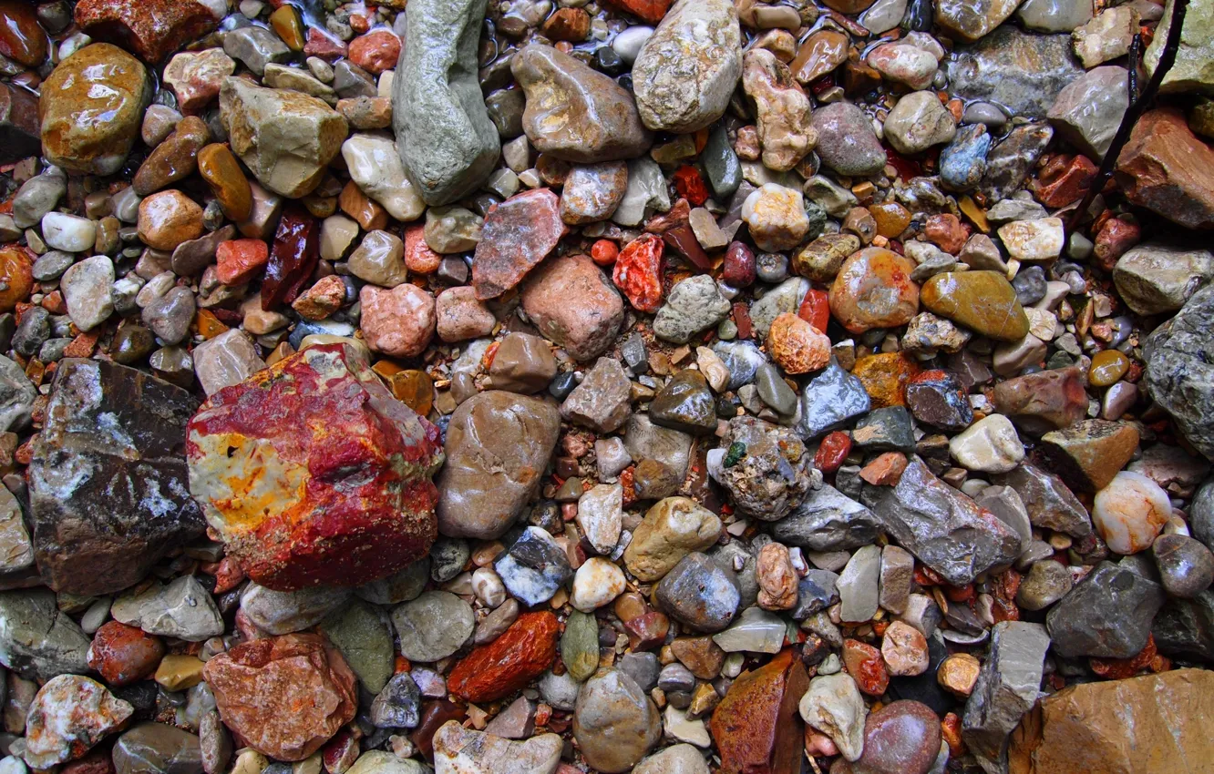 Photo wallpaper colors, wet, texture, stones, minerals