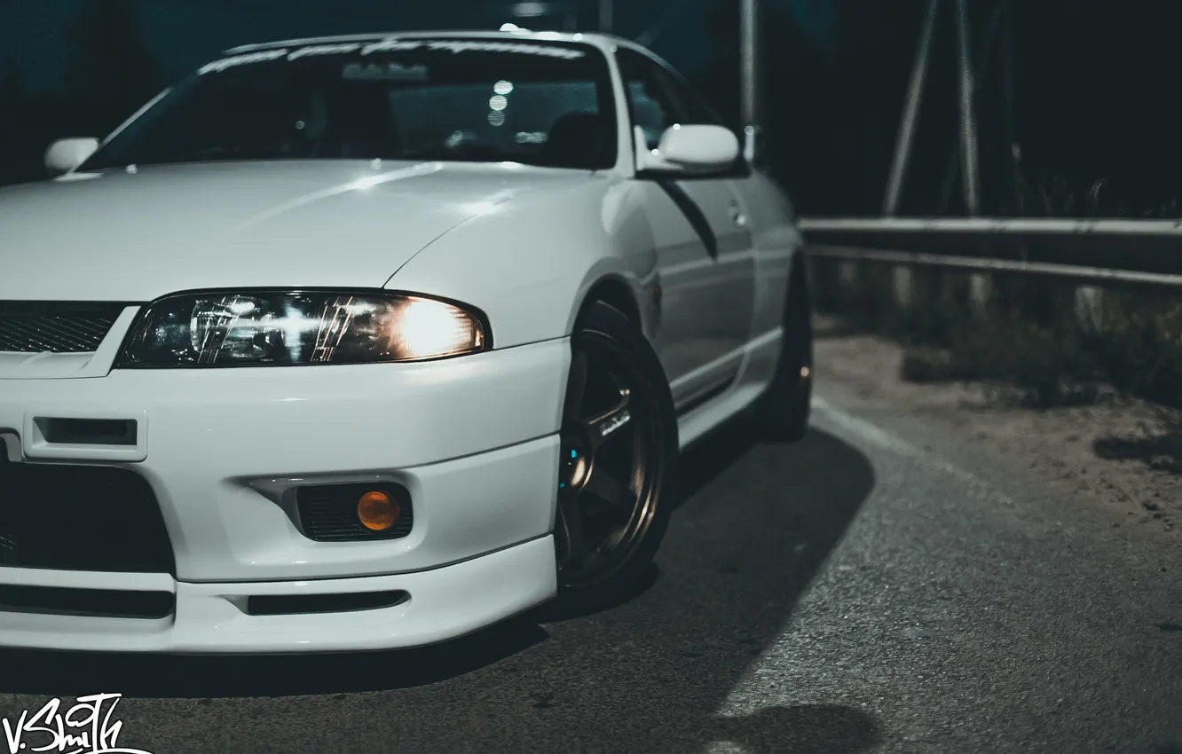 Photo wallpaper machine, auto, photographer, Nissan, skyline, bumper, auto, photography